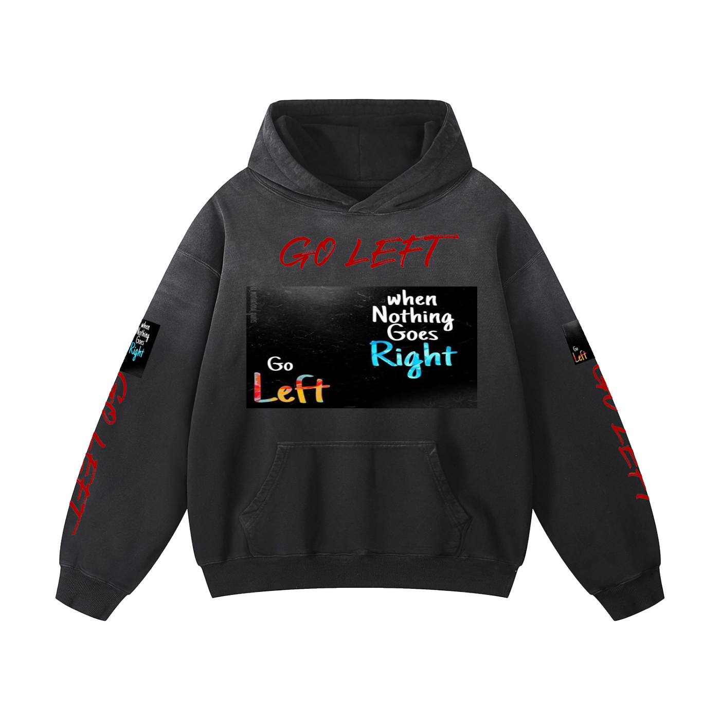 Go lift Heavyweight Sunfade Oversized Hoodie