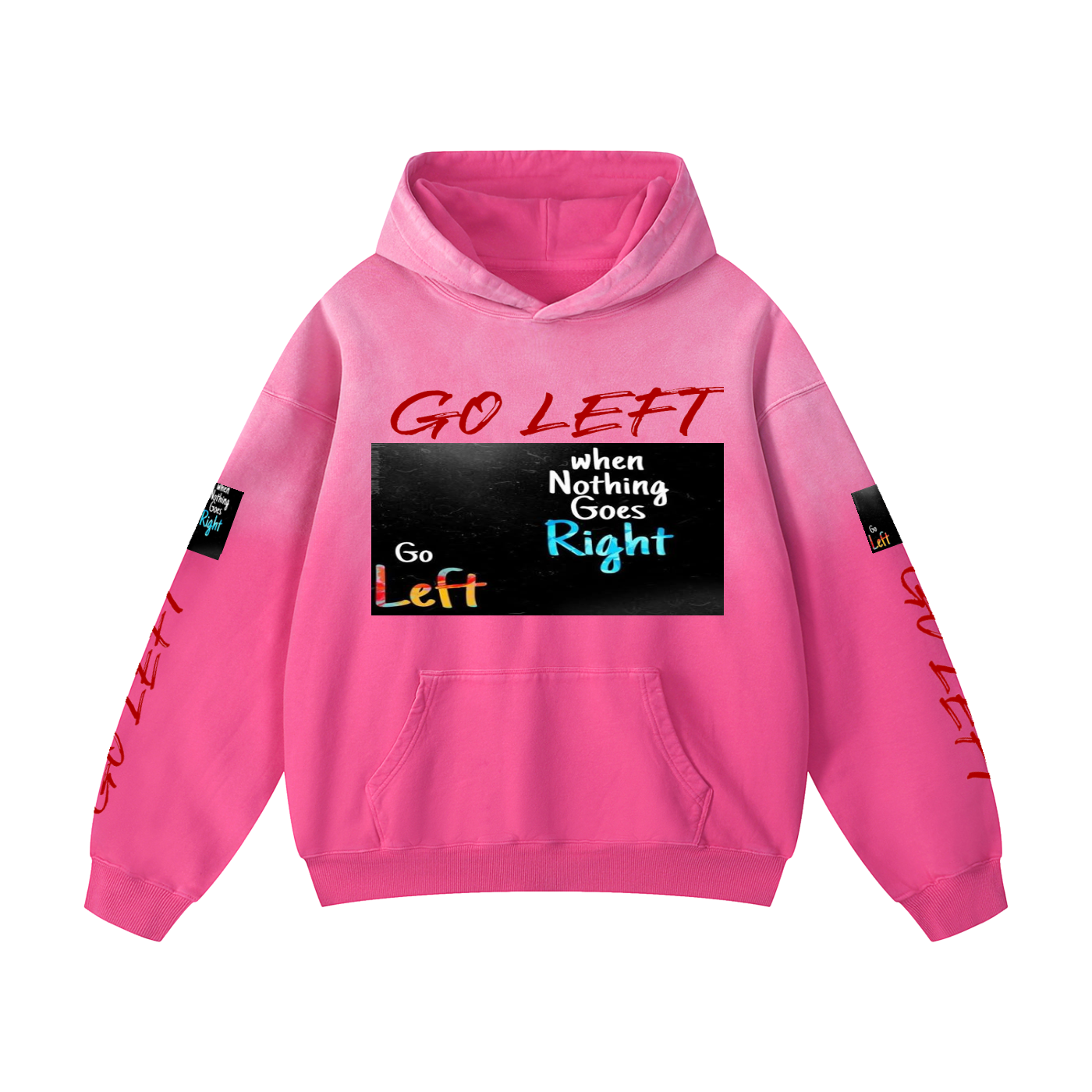 Go lift Heavyweight Sunfade Oversized Hoodie