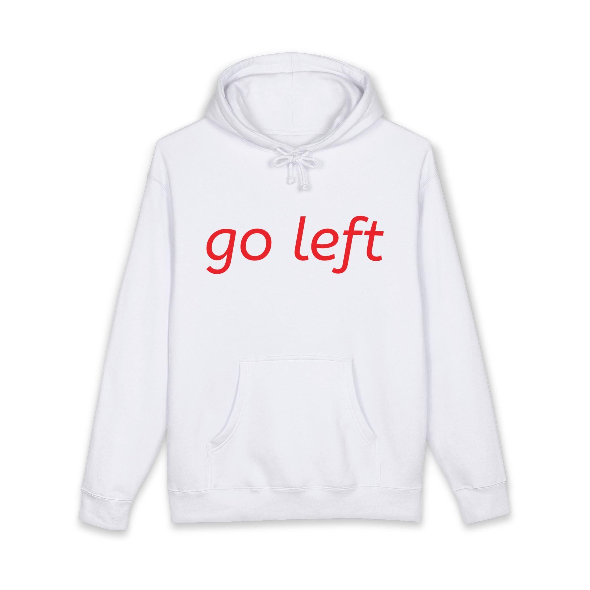 Go left Unisex Heavyweight Hooded Sweatshirt