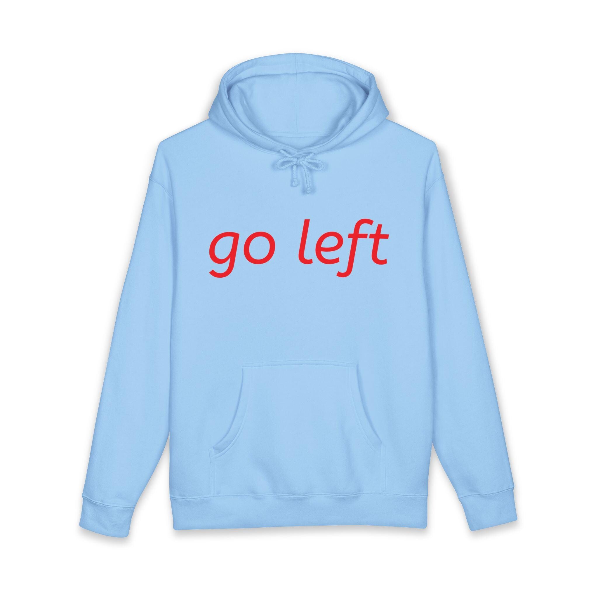 Go left Unisex Heavyweight Hooded Sweatshirt