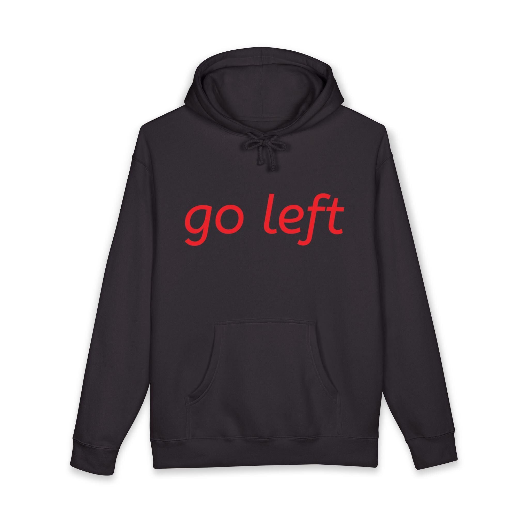Go left Unisex Heavyweight Hooded Sweatshirt